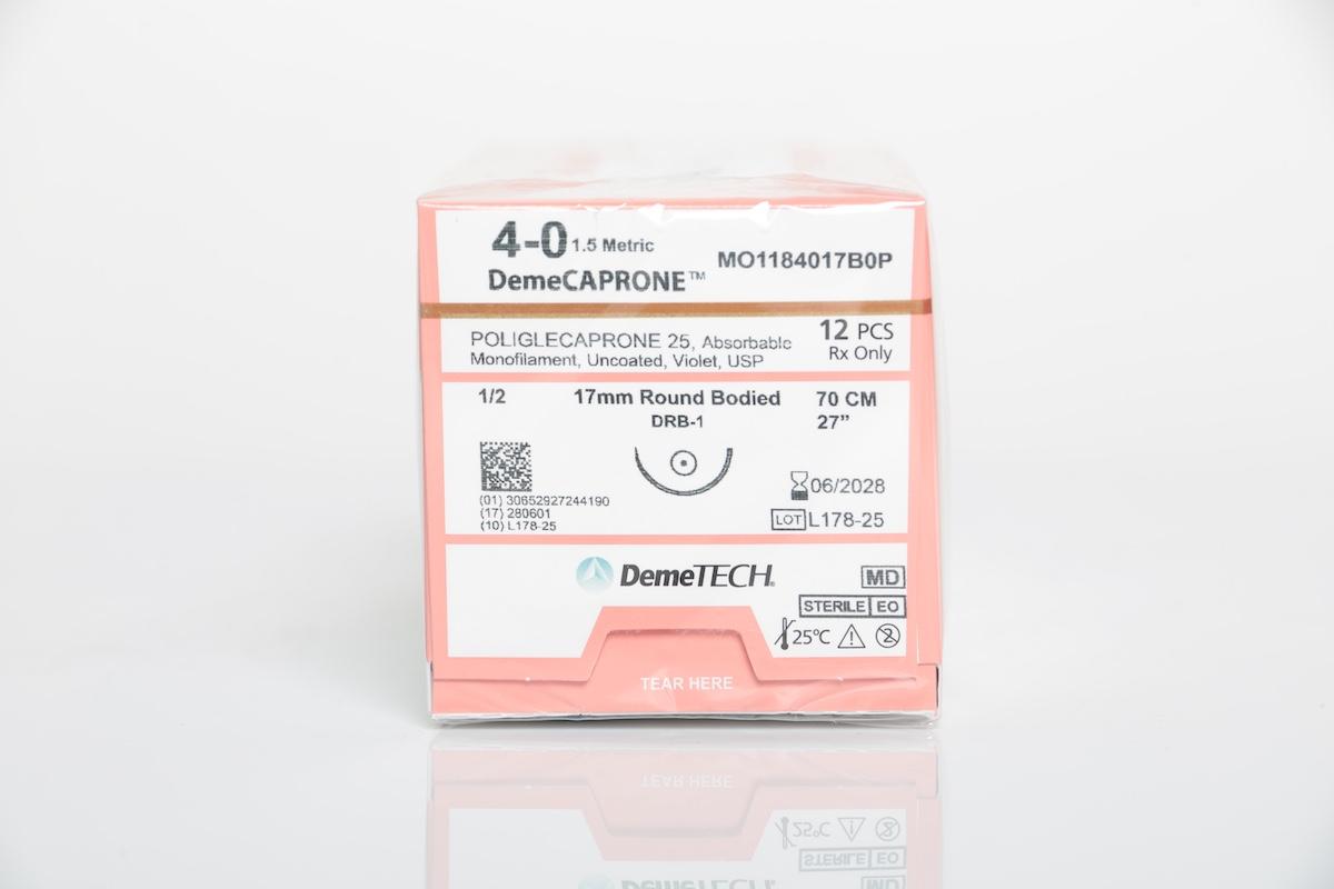 SUTURE : POLIGLECAPRONE 25' 70